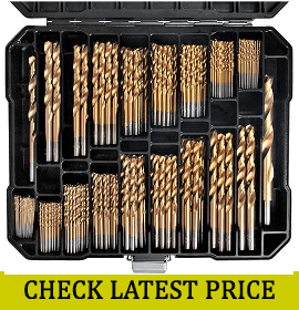 Titanium Drill Bit Set for Metal – 230pc Kit