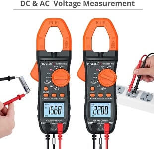 Proster 6000 Counts Clamp Multimeter