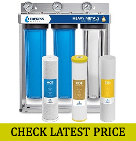 Express Water 3 Stage Heavy Metal Whole House Water Filter