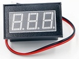 RioRand Waterproof 12 V LED Digital Voltmeter