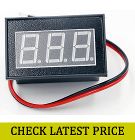 RioRand Waterproof 12 V LED Digital Voltmeter