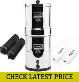 Travel Berkey Water Filter with 2 Black Berkey Filters