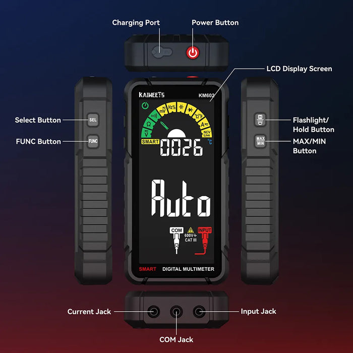 Pros Of Kaiweets Km602 Digital Multimeters